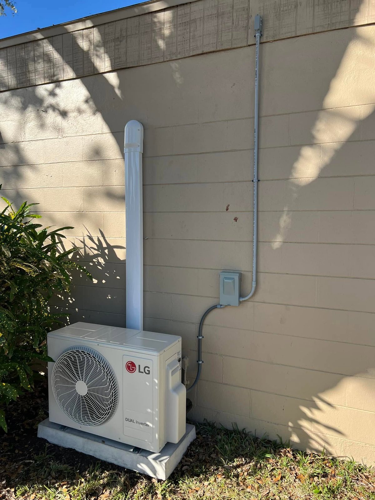 Commercial HVAC installation